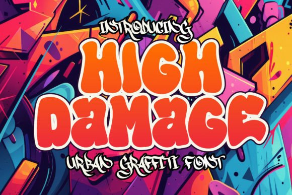A Bold Graffiti Font for Digital Creators