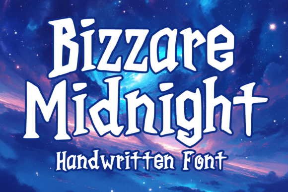 Bizzare Midnight: A Gothic Display Font That Delivers Campaign Impact