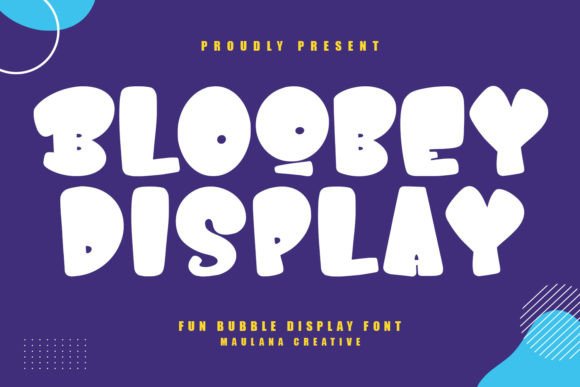 Bloobey: A Whimsical Display Font for Joyful Publishing