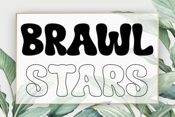 Brawl Stars: A Bold Display Font for Digital Impact