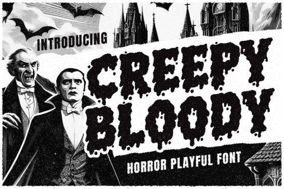Creepy Bloody Font: Playful Horror for Web Designers