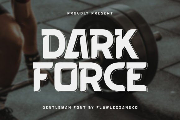 Dark Force: A Racing Font for High-Impact Campaigns