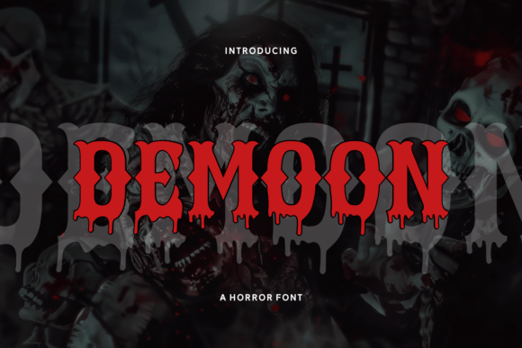 Demoon: A Halloween Display Font for Bold Digital Branding