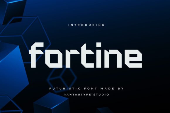 Fortine: A Futuristic Display Font That Elevates Digital Branding