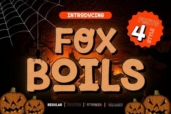 Fox Boils: A Playful Display Font for Handmade Brands