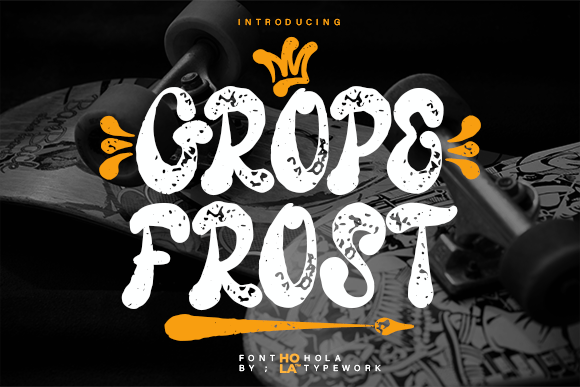 Grope Frost: A Natural Retro Brush Typeface for Digital Branding