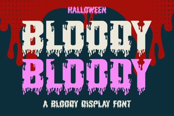 Halloween Bloody: A Display Font That Drips With Editorial Intent
