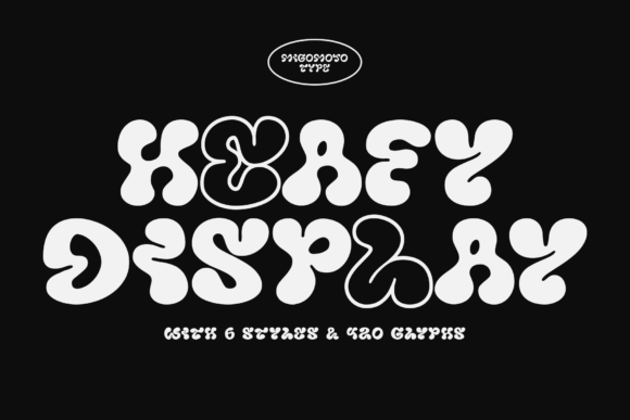 Heafy Groovy: A Bold Display Font for Digital Marketing