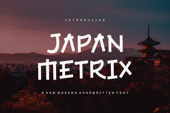 Japan Metrix: A Bold Display Font for Web Designers