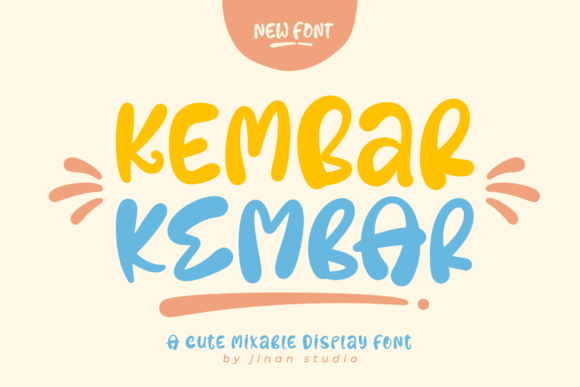 Kembar: A Whimsical Display Font That Elevates Small Business Branding