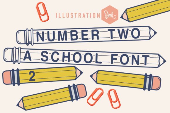 Number Two: A Playful Display Font for Digital Branding