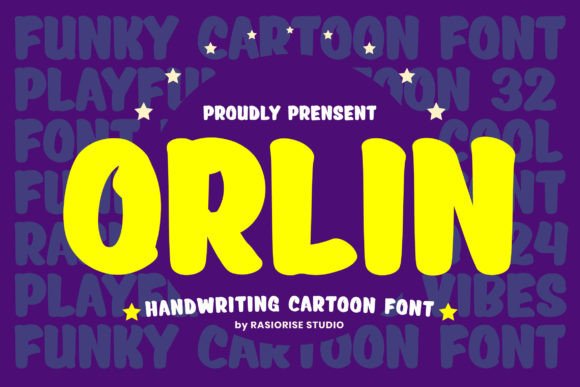 Orlin: A Handwritten Cartoon Font With Sign Painter Soul