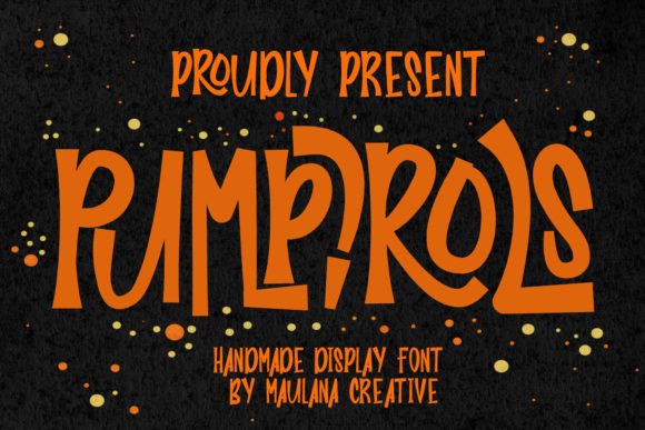 Pumpirols: A Playful Handmade Display Font for Makers
