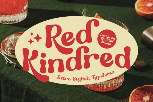 Red Kindred: A Display Typeface That Feels Like Home