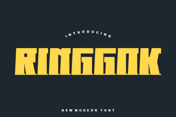 Ringgok: A Modern Font for Clear and Bold Campaigns