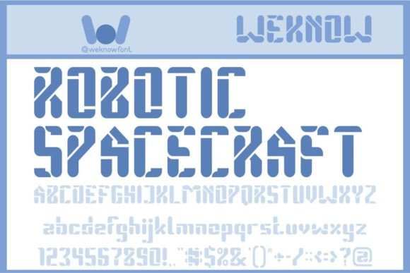 Robotic Spacecraft: A Font for Editorial Futures