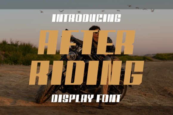 The After Riding Font: Editorial Power in Display Typography