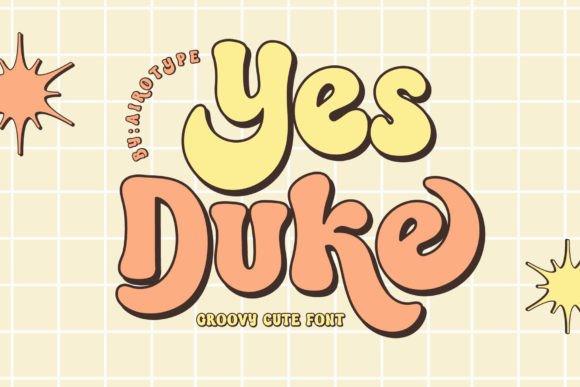 Yes Duke: A Bouncy Retro Serif Font for Campaigns